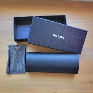 Authentic Prada case set for glasses